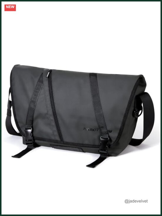 Other - Large Messenger Bag Crossbody Laptop, Rubber Oxford Cloth, Waterproof